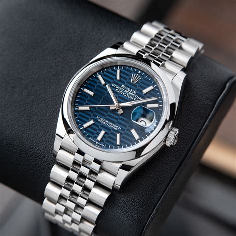 rolex argento blu|rolex blue dial.